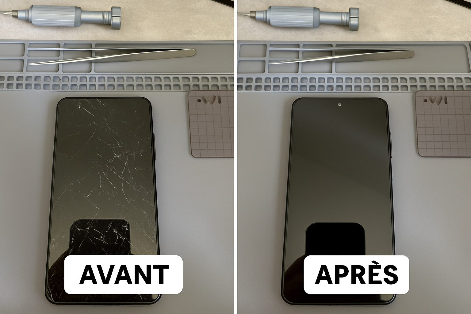 Changement d'écran